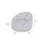 Fauteuil pivotant large de 34,2 po Frieson-660521384