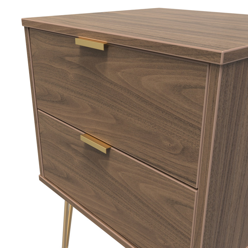45cm W Manufactured Wood Bedside Table