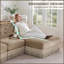 Canapé modulaire en L avec repose-pieds Chesterfield-1362351760