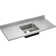 Lustertone 60" L x 25" W Drop-In Kitchen Sink