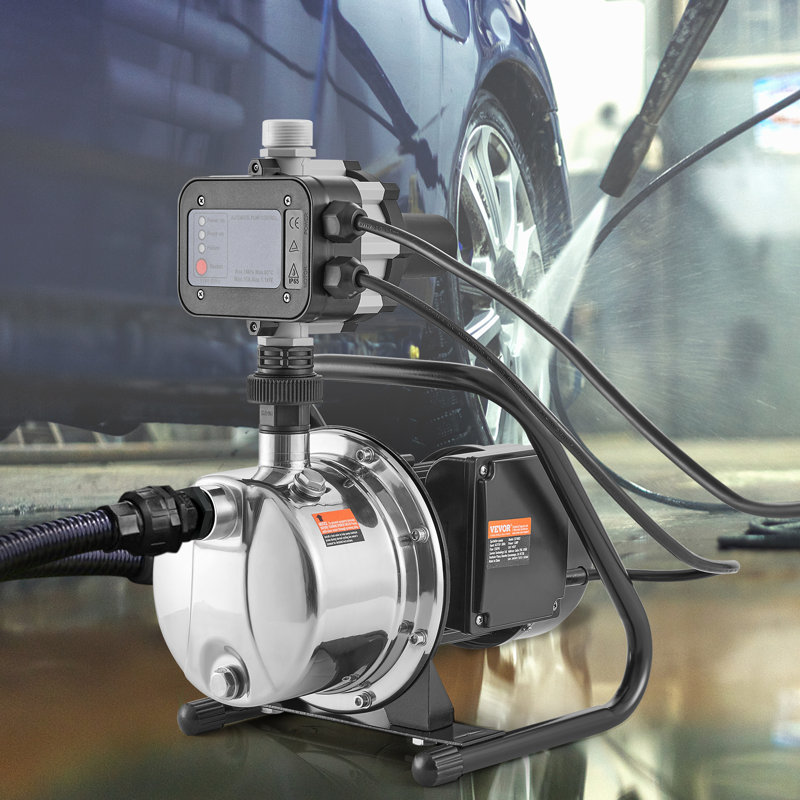 Shallow Well Pump Portable Jet Pump w/ Auto Controller