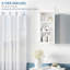 Armoire à pharmacie encastrée avec miroir, armoire de salle de bain à fixation murale avec porte simple et tablettes de rangement, blanc
