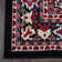 Modena Oriental Black/Red Area Rug