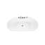 Bladwell 1400mm x 800mm Freestanding Soaking Acrylic Bathtub with Tap-1971275499