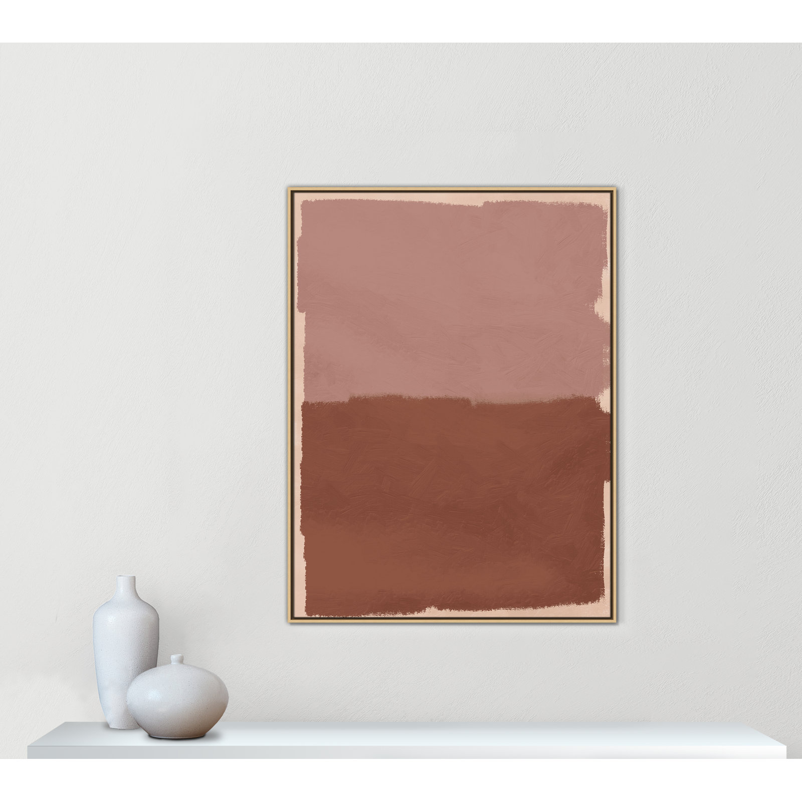 Hollow Delight Print by Marcus Prime, 37.5'' W x 49.5'' H, Natural Floater