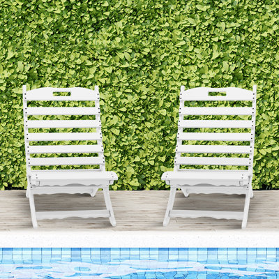 Alexeya Foldable Outdoor Adirondack Chair