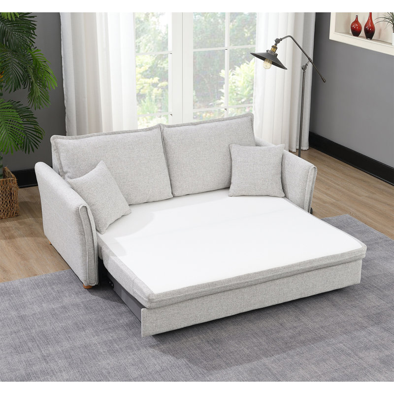 Cadnite Upholstered Sofa with Sleeper in Gray