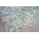 Rectangle Gianni Abstract Hand Loomed Wool/Bamboo Slat/Seagrass Area Rug in Blues/Silver/Ivory