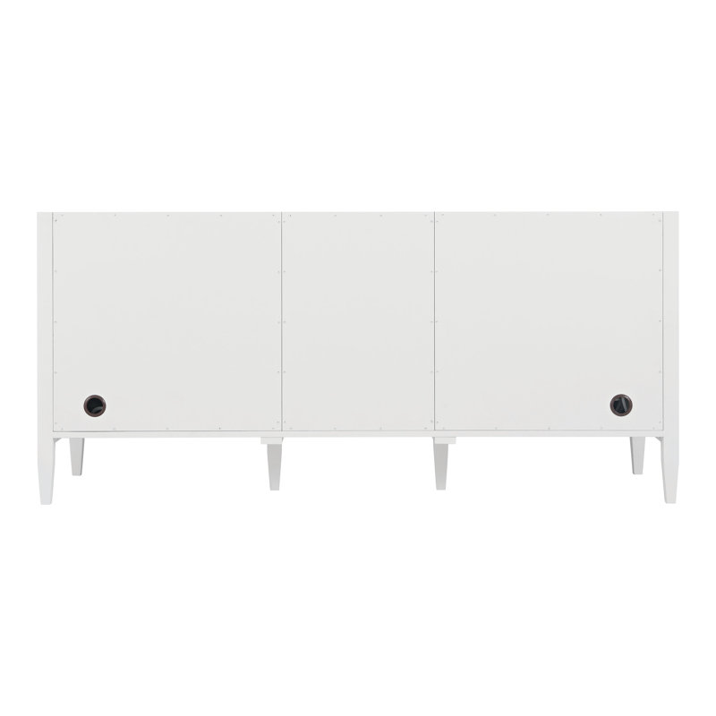 Myrrin 72'' W Double Vanity, Mid-Century Walnut, 8" Widespread, Tajnar Eclos