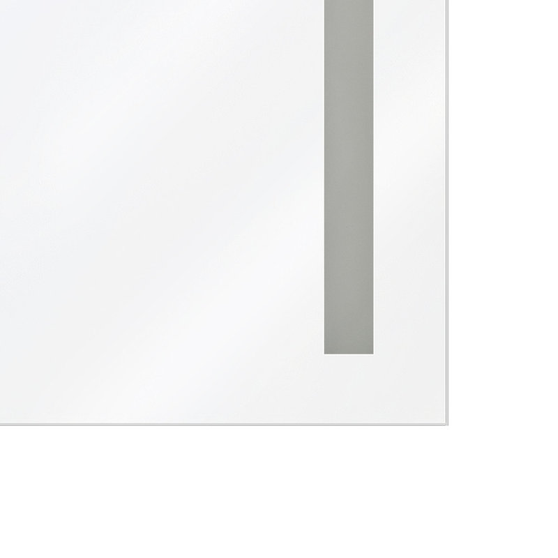 Bohuslavice Flat Wall Mirror, 80cm H x 60cm W