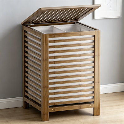Bamboo Laundry Room Organiser