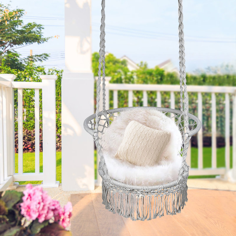 Earleen Hanging Chair, Grey