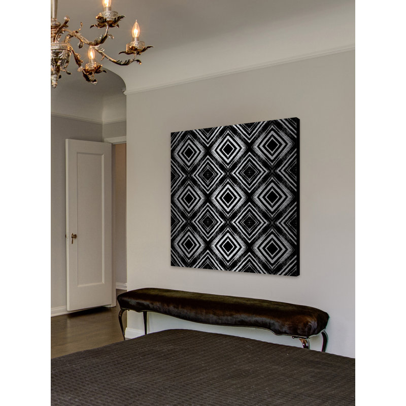 « square connection », reproduction d’art sur aluminium brossé, H 32 po x l 32 po x P 1,5 po