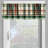 Plaid Tailored Window Valance-97634418