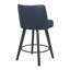 Tabouret de comptoir pivotant en bois massif H 26 po Condredge-271047762