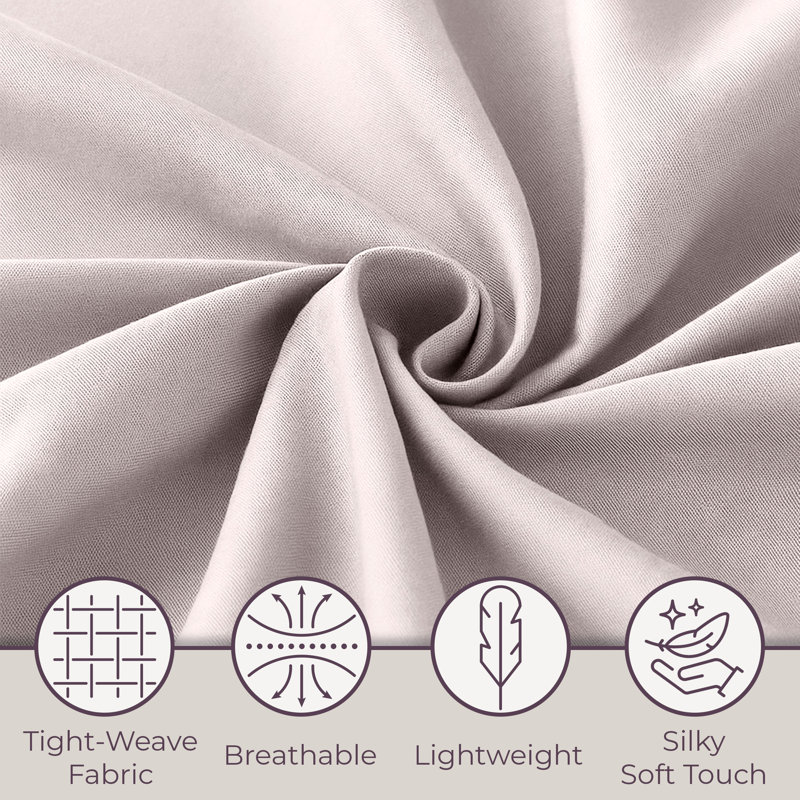3-Piece Brushed Microfiber Sheet Set - Bedding with Wrinkle and Stain-Resistant Fitted and Flat Sheets Plus Pillowcase by Lavish Home