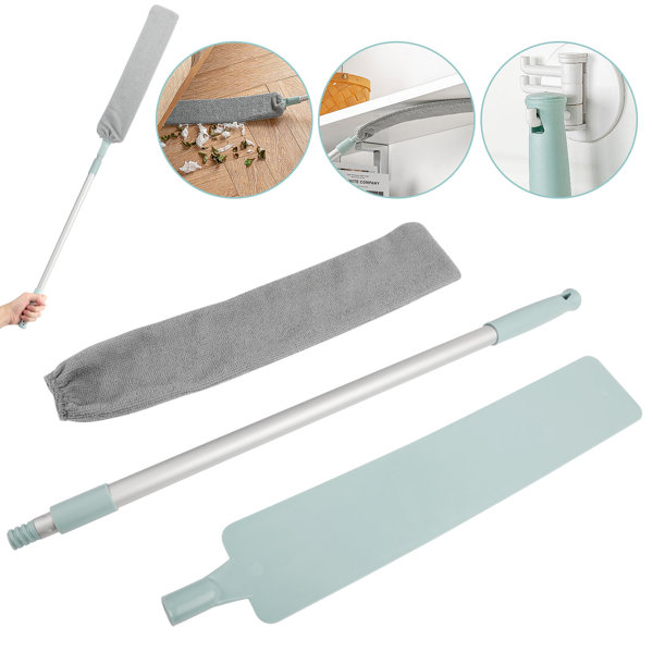 Retractable Gap Dust Cleaner,Retractable Dust Gap Cleaner,Removable and  Washable Telescopic Dust Collector,for Bedroom,Kitchen,Furniture Gap, Wet  and