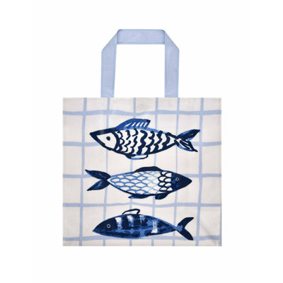 Catch Of The Day 100% Cotton, PVC Coating Picnic Tote Bag