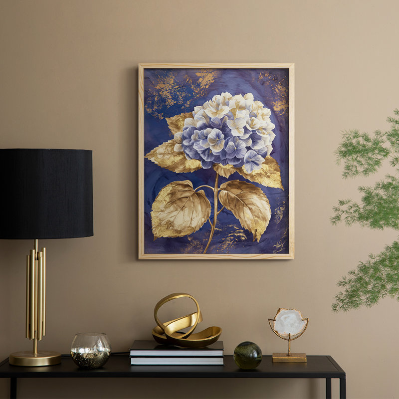 Reproduction encadrée FLORAL Series CCxxxviii - bois massif, H 11 po x l 9 po