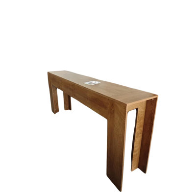 Console 78,74 po en bois massif pour le vestibule