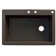 Radius 33'' L Drop-In Single Bowl Granite Kitchen Sink