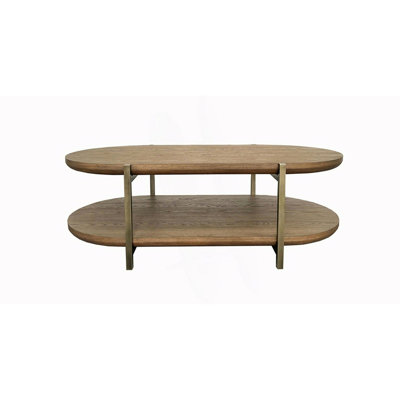 Table basse avec tablette de rangement