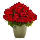 Charlton Home® Geranium Arrangement & Reviews | Wayfair