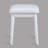 3Pc Vanity Table And Stool Set Built-In Led-Lit Mirror Matching Cushioned Stool Gold-Accented Handles Wooden Home Furniture-1875730130