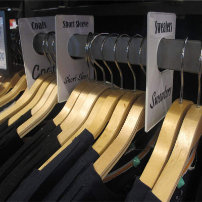 Grands diviseurs de placard rectangulaires avec étiquettes, paquet de 32 pour la maison et l'organisation de vente au détail