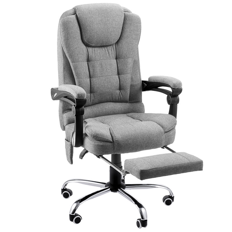 Kelsyn Linen Executive Chair with Headrest