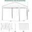 Bruge 3 x 3m Metal Party Tent-1529746898