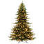 Arbre de noël artificiel vert 7,5 pi avec 700 lumières froides royal majestic