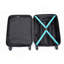 Valise légère 20 ", roulettes, turquoise