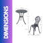 2 - Person Patio Dining Set with