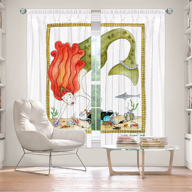 Bescott Room Darkening Curtain Pair, 20" W x 52" L