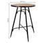 Exton Round Metal Base Dining Table