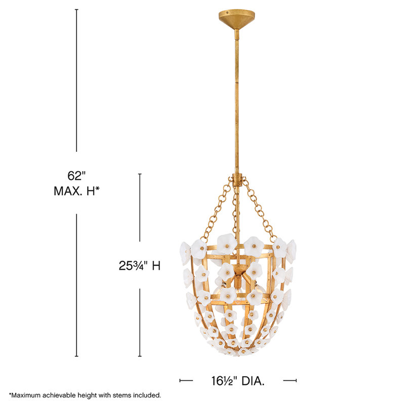 Azalea 3 Light Pendant