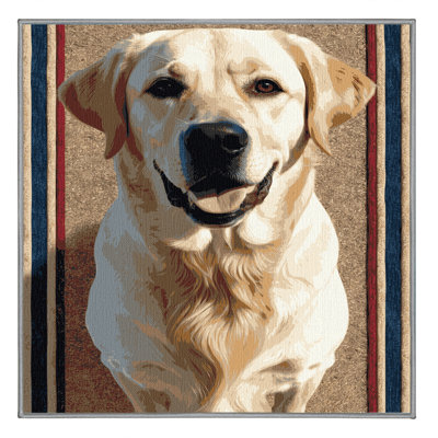 Washable Labrador Retriever Dogs Area Rug