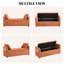 Banc de rangement capitonné en chenille avec accoudoirs et coussins, banc de repose-pieds bleu pour chambre à coucher-129516953