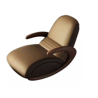 Chaise berçante en bois massif Light Luxury Elegant