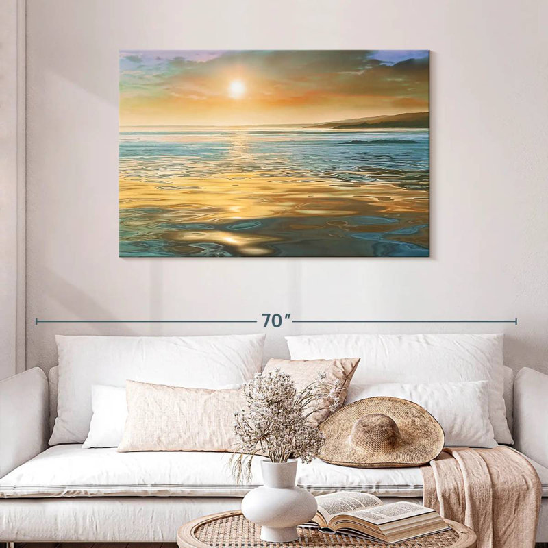 Gillard Ocean Evening Calm, H 30 po x l 45 po