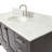 Flynt 55'' Single Bathroom Vanity with Carrara Marble Top-64627201
