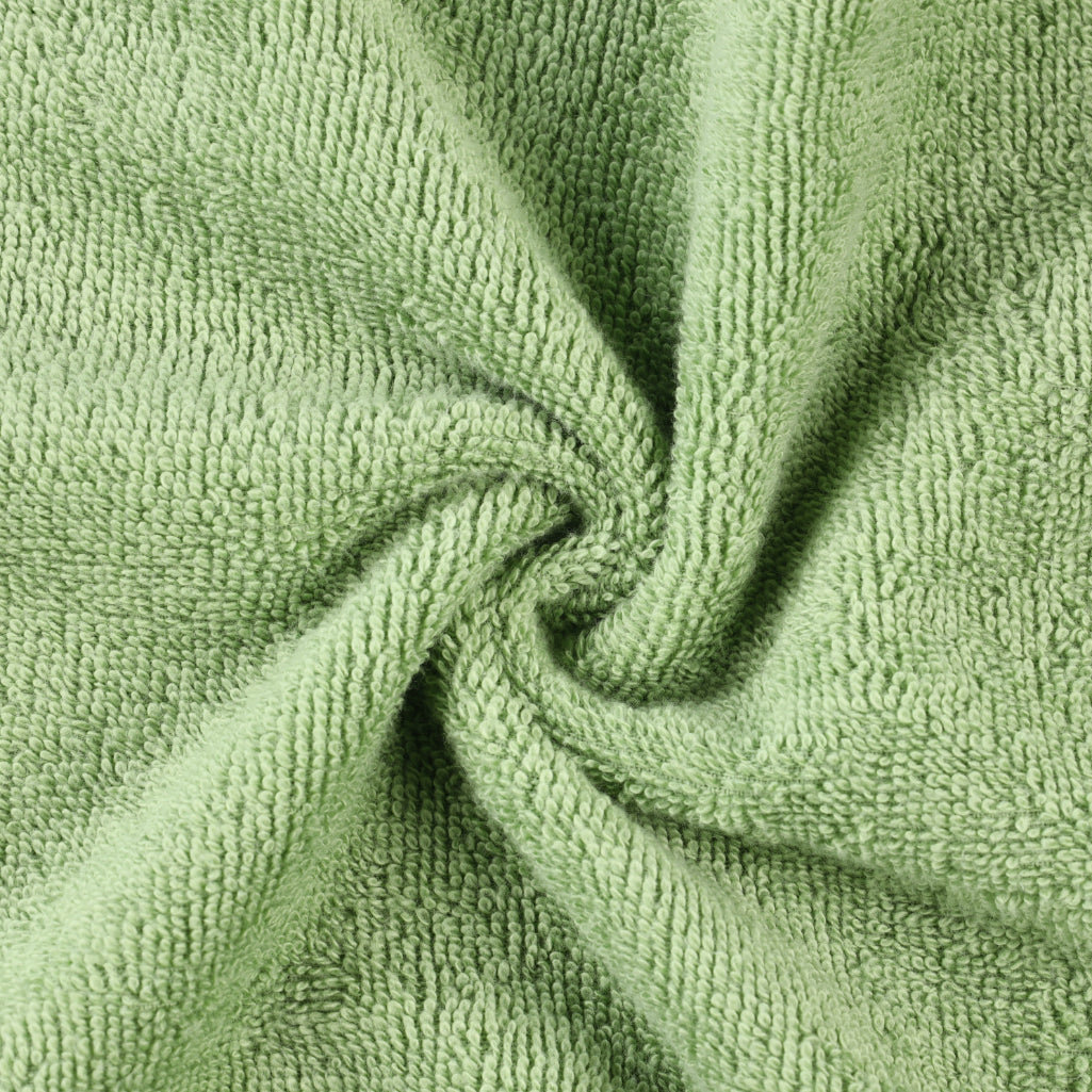 Asleigh 3-Piece Chevron Cotton Towel Set, Terrace Green