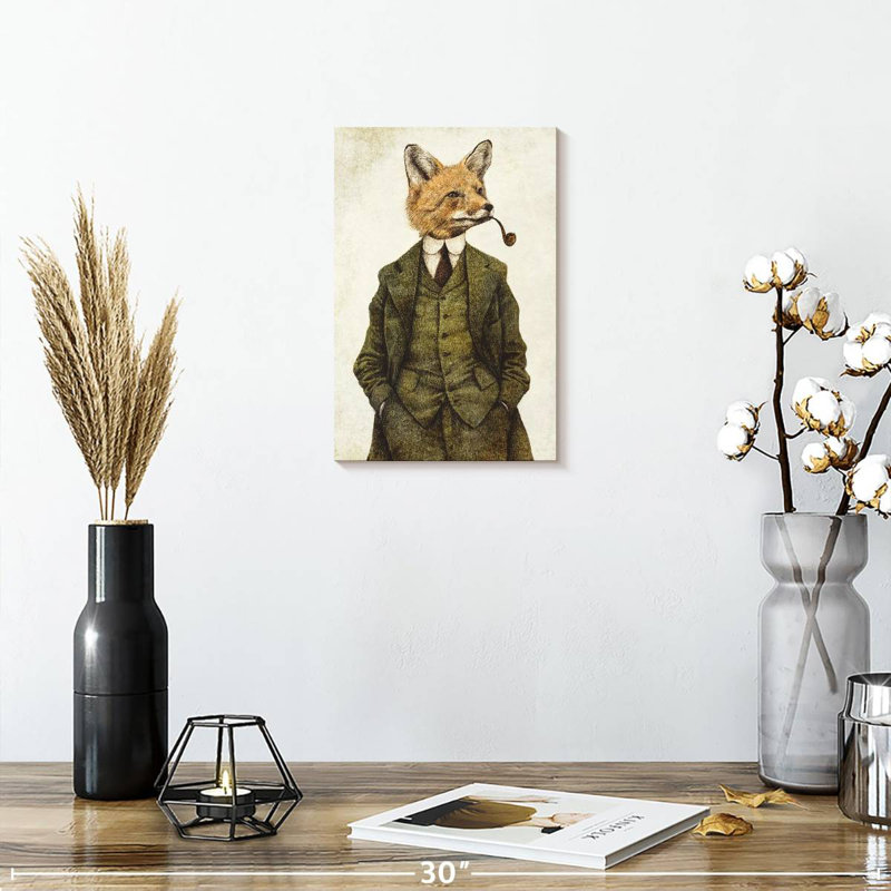 Ketti The Fox, 12" H x 8" W
