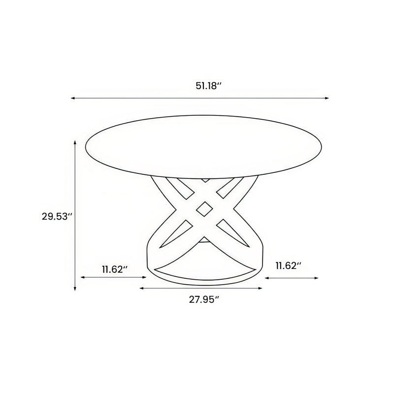 Table en verre Sammy