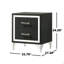 2 Drawers Modern Nightstand Bedside Table