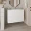 Meuble-lavabo 2 tiroirs, blanc-444324404