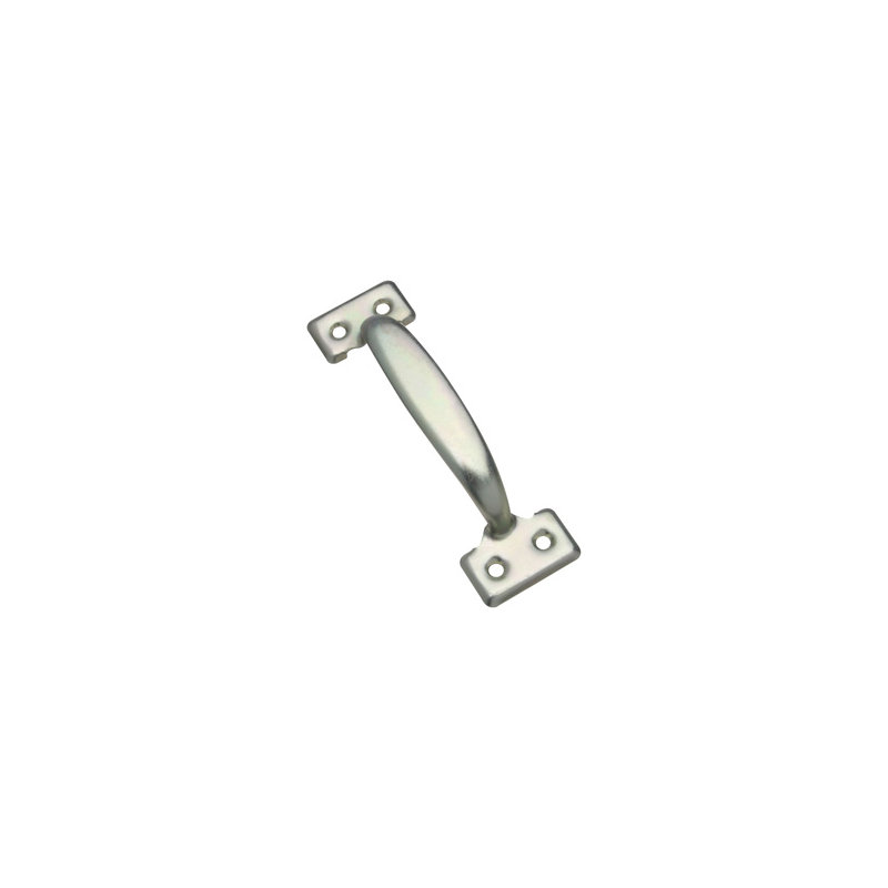 Plaque de galvanisation à pousser et tirer, H 1,38 po x l 2,75 po x P 7,63 po, Zingué
