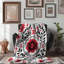 Scandinavian Flowers - 1 pièce Sherpa Premium-100864029