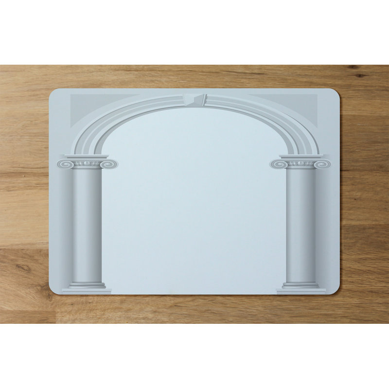Fraga Polyester-Coated Hardboard No Pattern Rectangle Placemat
